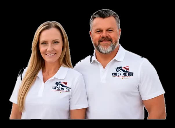 Dennis and Rebekah White, owners of Check Me Out Construction.
